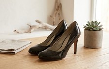 Buffalo London Pumps Schwarz