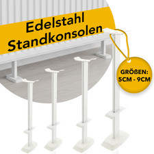 Universal Standkonsolen Heizkörper 500mm Typ 22/33 Standfüße Halterung Boden