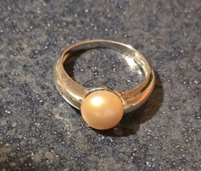 Ring 925 Silber Mit Perle