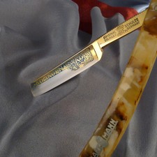 EINZELSTÜCK! Rasiermesser BARTMANN SCHULZE 3/8-4/8 WACKER SOLINGEN  XX