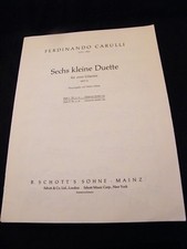 " Partitur Sechs Kleine Duette