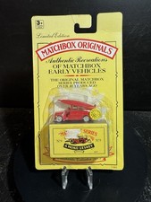 Matchbox Originals No 9 Fire Engine 1990er Reproduktion mit Display Box