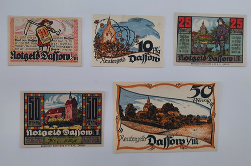 Notgeld stadt dassow 10 - stadt,