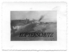 Originales Foto 2. WK Me 109 mit interessanter Tarnung (G045)