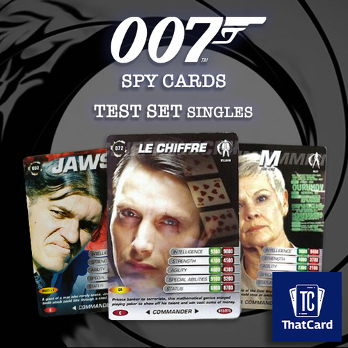 James bond 007 spy cards - bond,