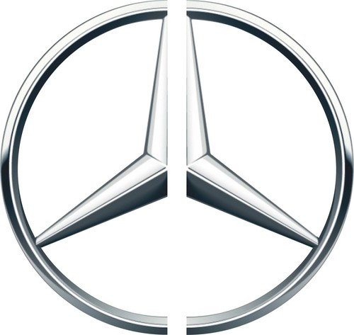 Actros stern geteilt - geteilt, aufkleber