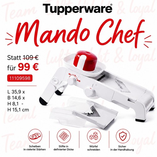 Tupperware mando chef - tupperware,
