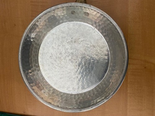 Alte kupferpfanne hammerschlag - kupferpfanne,
