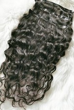 ✿ Premium Rohhaar Flat  Clip-in Virgin Remy  europ Schnitthaar 60 cm  110  g ✿