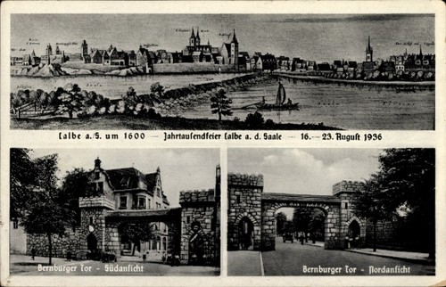 Calbe der saale - ak, an