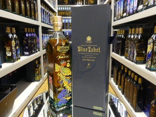 Johnnie walker blue label - blue,