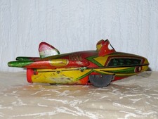 Blechspielzeug Flugzeug Rakete