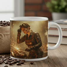 Tasse "Steampunk-Inventorin"