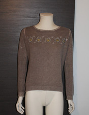 PRINCESS GOES HOLLYWOOD, Kaschmir CASHMERE Pullover m. Strass, Gr. M, 38, WINTER