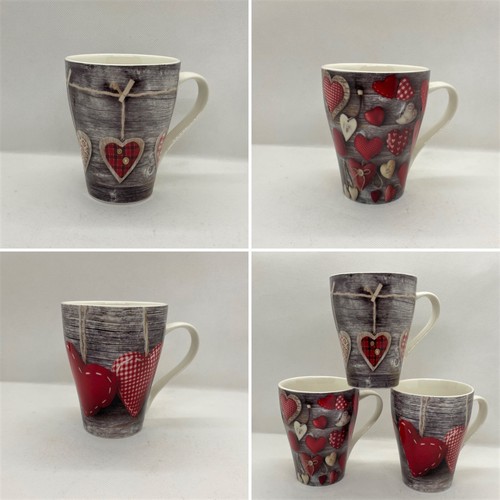 Becher porzellan mit - becher, herzmotiv