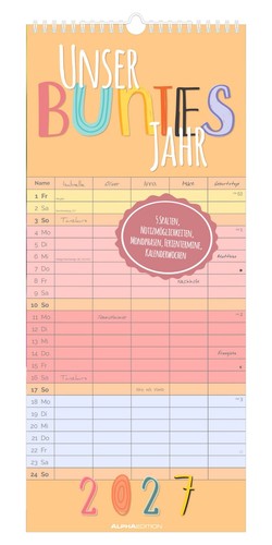 Familienplaner unser buntes - familienplaner,