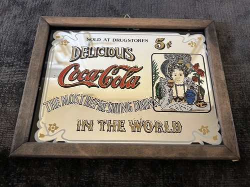 Vintage spiegel coca - vintage,