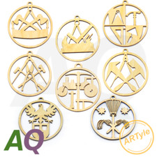 Zunft Zeichen Innungs Wappen Handwerk Logo diverse Gewerke Holz Anhänger 8 cm 