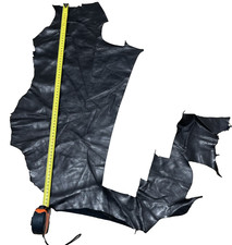 Lederhaut Schwarz Echtleder