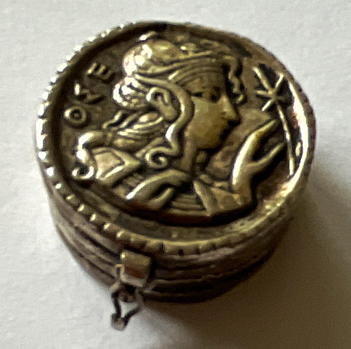 Vintage mini pillendose - vintage,