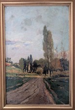 Gemälde Öl auf Panel