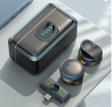 Mikrofon Kabellos Bluetooth Handy Mini Mikrofon Für Aufnahme Videoaufzeichnung