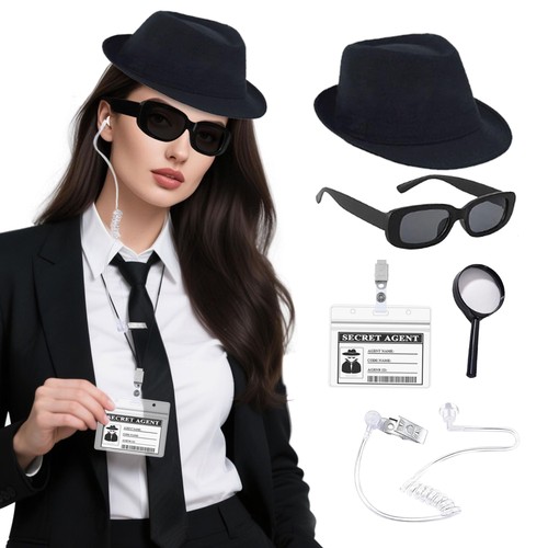 5pcs agent kostüm zubehör - kostüm,