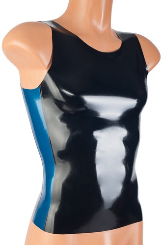 Latex herren top achselshirt - latex,