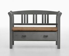 Massivholz Bank Kiefer 2farbig