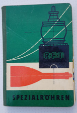RFT Spezialröhren Ausgabe 1960 , DDR Röhrentaschenbuch