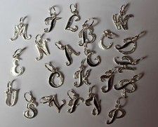 Silberanhänger alphabet - ,