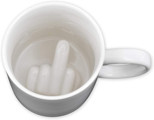 Mittelfinger tasse 350ml - mittelfinger,