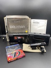 Sony Walkman Professional WM-D6C Kassetten-Player OVP und Mikrofon -Funktioniert