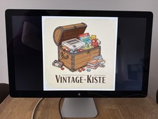 Apple Thunderbolt 27-Zoll 2560x1440 IPS LED Monitor - Silber (MC914ZM/B)