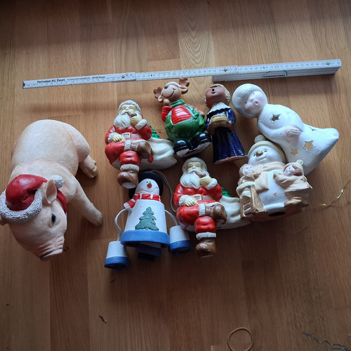 Weihnachts keramikfiguren - 9,
