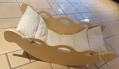 Balancewippe aus holz für - holz,