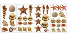 RoomMates Wandsticker Muscheln