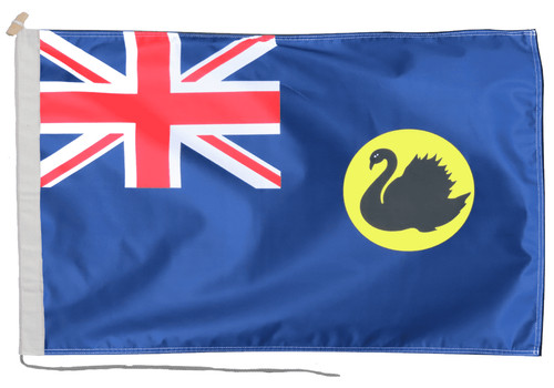Westaustralien flagge mit seil - westaustralien,