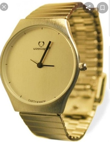 Goldfarbene herrenuhr von wise - herrenuhr,
