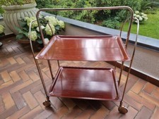 Teewagen - Servierwagen - Barwagen  klappbar 60/70er Jahre