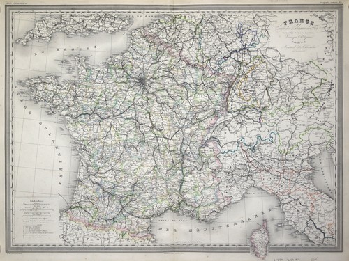 Frankreich original stahlstich - original,