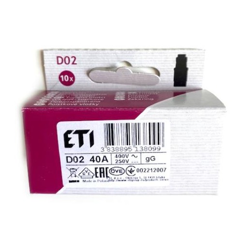 Schmelzsicherung 40a - 10,