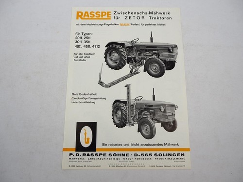Original prospekt rasspe - original,