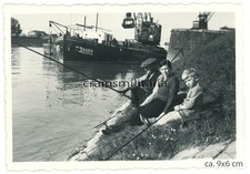 Orig foto fischer mit rhein - orig.,
