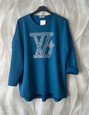 Langarmshirt petrol - 💙, |