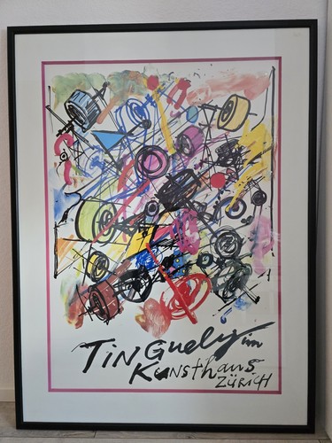 Jean tinguely plakat - tinguely, kunsthaus