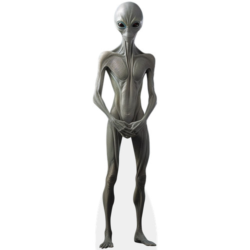 Alien lebensgroßer - (vier),