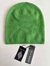 NEU ESISTO Mütze/Beanie 100%Kaschmir grün 