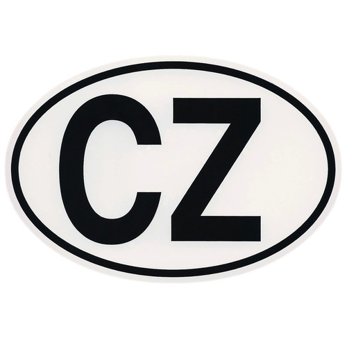 Tschechien aufkleber 5 - cz, 13,5