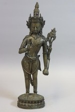 Tara Buddha 46cm Bronze Figur Tibet (HB898)